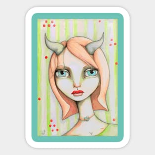 Peachy Faun Sticker